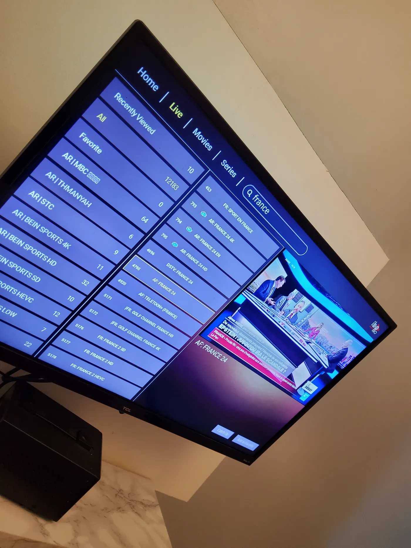 Plateforme IPTV — Diffusion et gestion